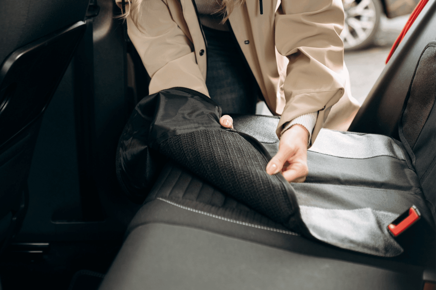 Noqqs® Kindersitzunterlage – Rutschfest und wasserdicht - Noqqs®