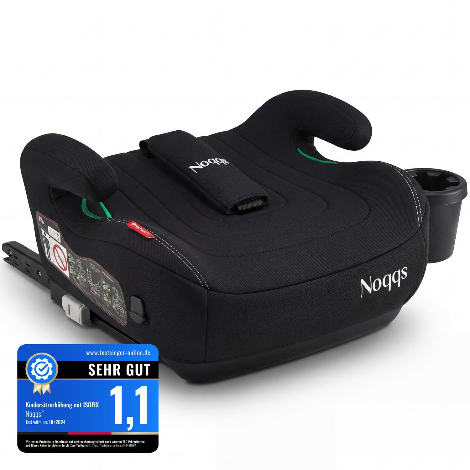 Noqqs® ISOFIX Sitzerhöhung – ECE R129