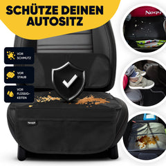 Noqqs® Premium Sitzschutz – Rutschfest, wasserdicht, universell - Noqqs® 